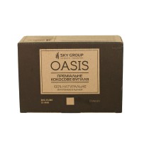 Уголь кокосовый Oasis 1 кг (72 шт), большой кубик
